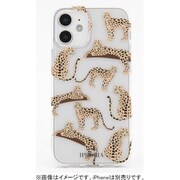56031 [iPhone 12 mini用TPUケース Transparent Leopard Mosaic]