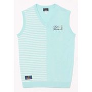 TSM01CPGM [ニットベスト メンズ Mサイズ ペールグリーン]
