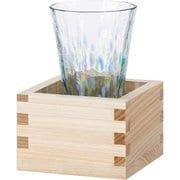 枡酒杯 花めぐり ツユクサ