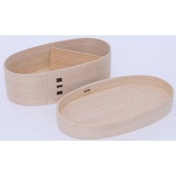 ヨドバシ.com - りょうび庵 曲げわっぱ小判弁当 小 無塗装 通販