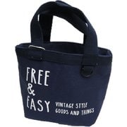 FREE＆EASY ランチトートバッグ ネイビー