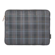 KOKUYO ME(コクヨミー) フラットポーチ A5サイズ チェック GRAYISH BLACK KME-LFPH301DM