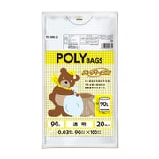 PSE-N90-20 [ポリバッグスーパーエコ 90L 0.03mm 透明 20P]