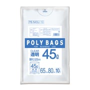 PB-N45U-10 [ポリバッグビシネス 45L 0.025mm 透明 10P]