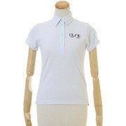 CL5KUG13 M WHT [ストレッチサッカーベーシックポロ レディース Mサイズ ホワイト]