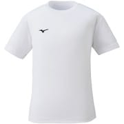 32MA149001 [ナビドライTシャツ（半袖・丸首） キッズ用ウェア 130 ホワイト×ブラック]