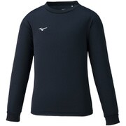 32MA149509 [ナビドライTシャツ（長袖・丸首） キッズ用ウェア 130 ブラック×ホワイト]