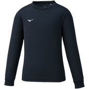 32MA149509 [ナビドライTシャツ（長袖・丸首） キッズ用ウェア 140 ブラック×ホワイト]