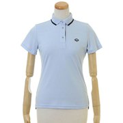 FD5KUG05 [links jacquard polo shirt レディース M SAX]