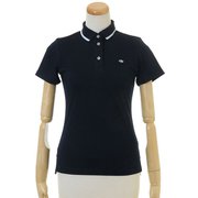 FD5KUG05 [links jacquard polo shirt レディース S NVY]