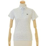 FD5KUG12 [lightest flower print polo shirt レディース L WHT]