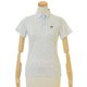 FD5KUG12 [lightest flower print polo shirt レディース XXL WHT]