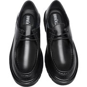 1290B [H.O.WALK MOCCASIN （Uーチップ） スムース BK 25cm]