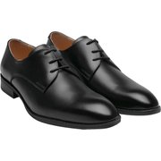 DA720A [H.O.WALK PLAIN TOE SHOES プレーントゥ BK 25.5cm]