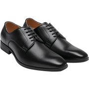 DA626A [H.O.WALK PLAIN TOE SHOES プレーントゥ BK 25cm]