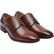 DA626B [H.O.WALK PLAIN TOE SHOES プレーントゥ BR 26.5cm]
