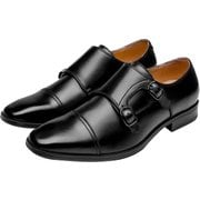 DA650A [H.O.WALK MONK STRAP SHOES モンクストラップ BK 25.5cm]
