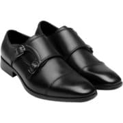 PA685A [H.O.WALK MONK STRAP SHOES モンクストラップ BK 25.5cm]