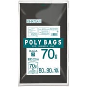 ポリバッグビジネス 70L 0.035mm 黒 10P PB-BK70U-10