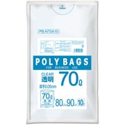ポリバッグビジネス 70L 0.05mm 透明 10P PB-N70A10