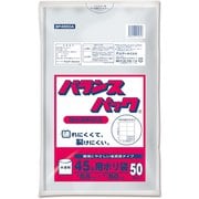 バランスパック ポリ袋 45L 約縦80cm×横65cm×厚さ0.018mm 50枚 半透明 BP4550A
