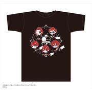 ディズニー ツイステッドワンダーランド 飛行術ボトル入りTシャツ A ハーツラビュル寮 黒 [キャラクターグッズ]