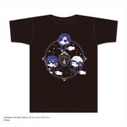 ディズニー ツイステッドワンダーランド 飛行術ボトル入りTシャツ E ポムフィオーレ寮 黒 [キャラクターグッズ]