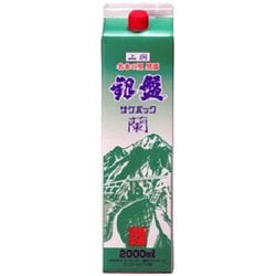 銀盤 名水 蘭 パック 14度 2000ml [日本酒]