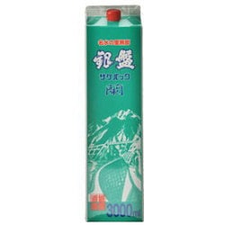 銀盤 名水 蘭 パック 14度 3000ml [日本酒]