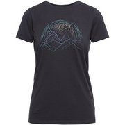 ウィメンズ サミットスクリブルティー BD63114 001 カーボン Sサイズ [アウトドア Tシャツ レディース]