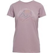 ウィメンズ サミットスクリブルティー BD63114 003 ウッドバイオレット Sサイズ [アウトドア Tシャツ レディース]