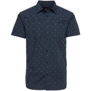 メンズ S/S ソリューションシャツ BD67087 005 インクブルー/カラビナ プリント Sサイズ [アウトドア シャツ メンズ]