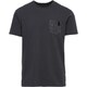 メンズ ポケットスクエアティー BD67128 001 カーボン/ロックテクスチャープリント Sサイズ [アウトドア Ｔシャツ メンズ]