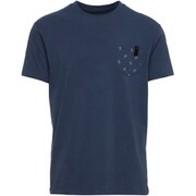 メンズ ポケットスクエアティー BD67128 001 インクブルー/カラビナ プリント Lサイズ [アウトドア Ｔシャツ メンズ]