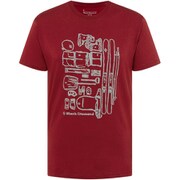 メンズ スキーギアティー BD67616 002 ダーククリムゾン XLサイズ [アウトドア Ｔシャツ メンズ]