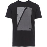 メンズ ブロックプリントマウンテンティー BD67618 001ブラック Sサイズ [アウトドア Ｔシャツ メンズ]