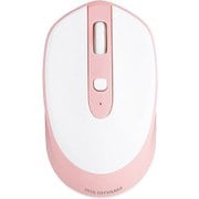 ワイヤレスマウス 左右対称形状 静音タイプ ピンク IM-R02-P