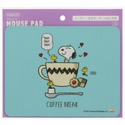 [限定] マウスパッド PEANUTS プレイウィズカラーズ第3弾 コーヒーカップ S4138350