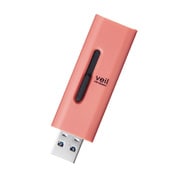 USBメモリ USB3.2(Gen1) 高速データ転送 スライド式 32GB レッド MF-SLU3032GRD