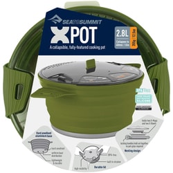 Sea to Summit X-Pot 2.8オリーブ調理器具5点セット送料込！ Amazon.co.jp: SEA TO SUMMIT(シートゥサミット) ポット X