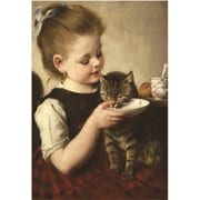 300-246 ミルクを飲む猫（シュルツァ（独）） [ジグソーパズル 300ピース]