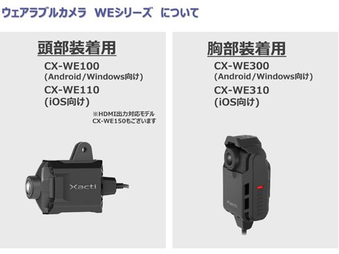 ヨドバシ.com - ザクティ Xacti CX-WE100 [業務用ウェアラブルカメラ