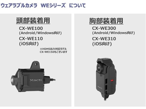 ヨドバシ.com - ザクティ Xacti CX-WE300 [業務用ウェアラブルカメラ