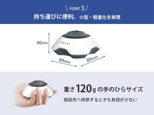 ヨドバシ.com - ザクティ Xacti CX-MT100 [全天周360°Web会議用カメラ