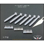 FL172-2011 1/72 レジン製ディティールアップパーツ アメリカ軍 GBU-38JDAM 500ポンド爆弾 [プラモデル用パーツ]