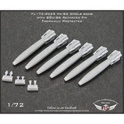 FL172-2035 1/72 レジン製ディティールアップパーツ アメリカ軍 Mk.82 GBU-38BSU-86 フィン付き 500ポンド爆弾 サーマリープロテクテッド [プラモデル用パーツ]