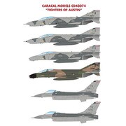 CD48074 1/48 エアクラフト用デカール アメリカ空軍 F-4D/E F-16A バーグストローム空軍基地 [プラモデル用品]