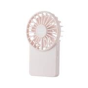 flowflowflow コンパクトハンディファン USB扇風機 850mA 3段階調整 薄型 ピンク FAN-U212PN