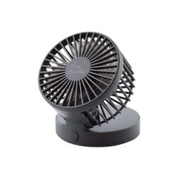 ヨドバシ Com エレコム Elecom Fan U213bgy Flowflowflow 卓上ファン バッテリーモデル Usb扇風機 4段階調整 グレー 通販 全品無料配達