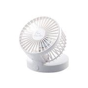 flowflowflow 卓上ファン バッテリーモデル USB扇風機 4段階調整 ホワイト FAN-U213BWH